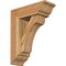 Ekena Millwork Legacy Traditional Rough Sawn Bracket w/ Offset Brace, Western Red Cedar, 6"W x 16"D x 20"H BKT0604X16X20LEC01RWR - alternate 1